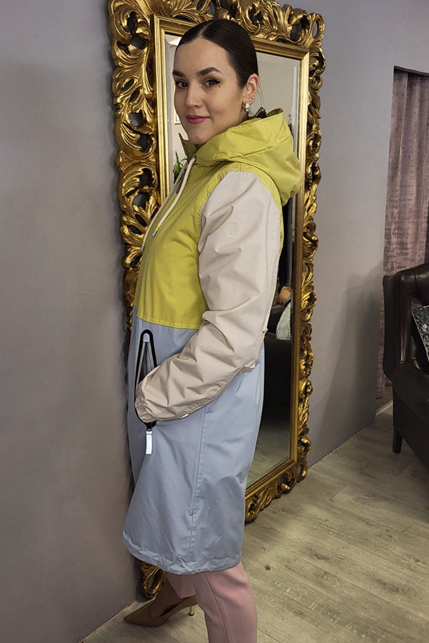 Block Colour Raincoat